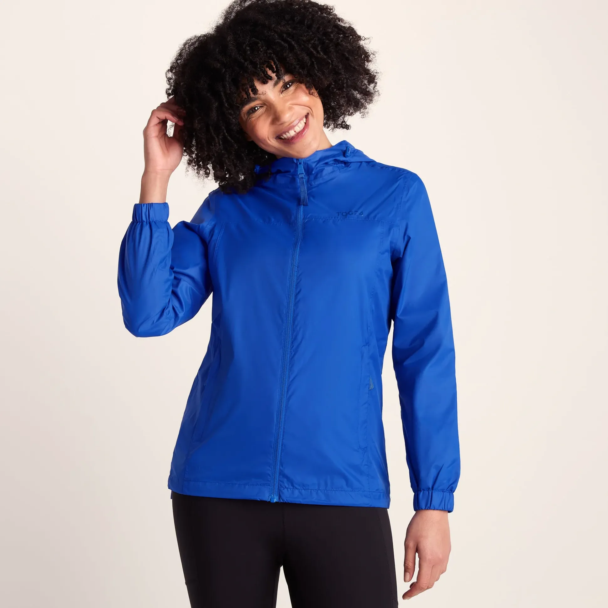 Craven Womens Waterproof Packaway Jacket - Ultra-Marine Blue