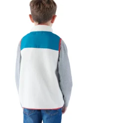 Damara Kids Shaun the Sheep Sherpa Gilet - Woolly/Ocean Blue