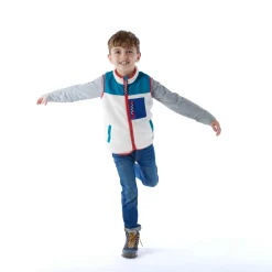 Damara Kids Shaun the Sheep Sherpa Gilet - Woolly/Ocean Blue
