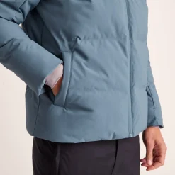 Davos Mens Shower Resistant Insulated Ski Jacket - Fjord Blue