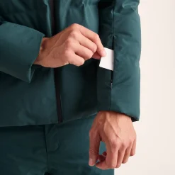 Davos Mens Shower Resistant Insulated Ski Jacket - Dark Turquoise