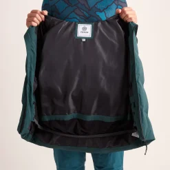 Davos Mens Shower Resistant Insulated Ski Jacket - Dark Turquoise