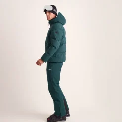 Davos Mens Shower Resistant Insulated Ski Jacket - Dark Turquoise