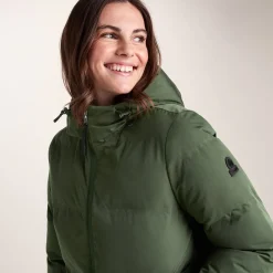 Dina Womens Shower Resistant Insulated Jacket - Dark Green