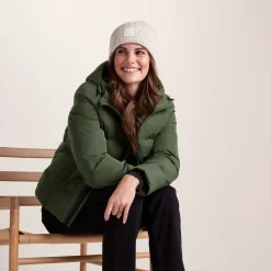 Dina Womens Shower Resistant Insulated Jacket - Dark Green