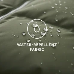 Dina Womens Shower Resistant Insulated Jacket - Dark Green