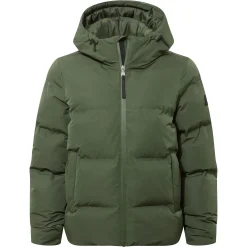 Dina Womens Shower Resistant Insulated Jacket - Dark Green