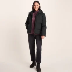 Dina Womens Shower Resistant Insulated Jacket - Black