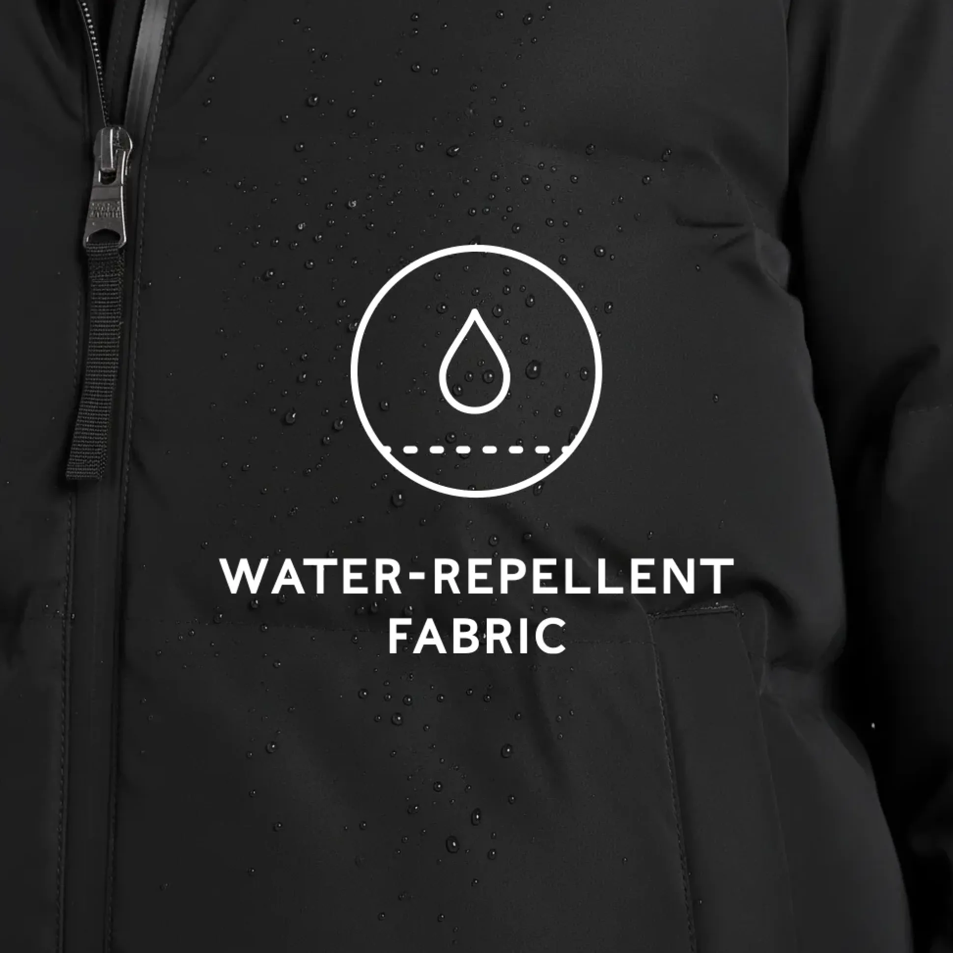 Dina Womens Shower Resistant Insulated Jacket - Black