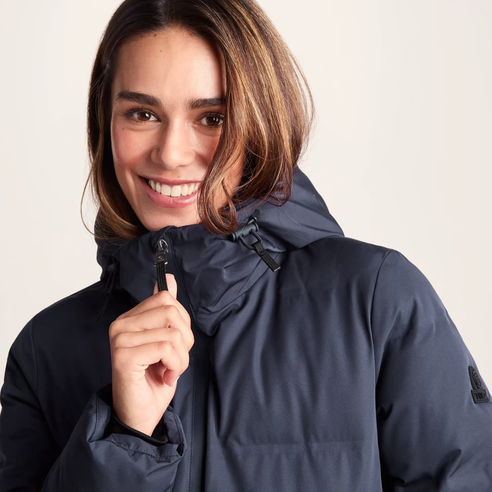 Dina Womens Shower Resistant Insulated Jacket - Dark Indigo