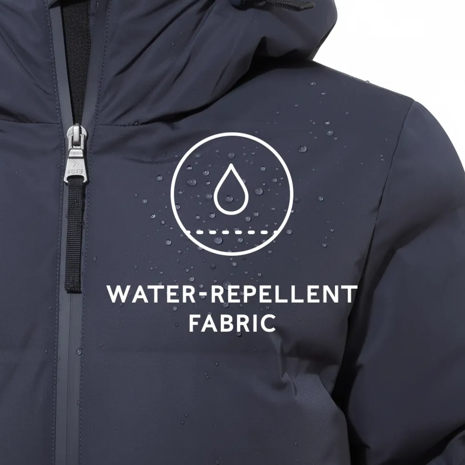 Dina Womens Shower Resistant Insulated Jacket - Dark Indigo