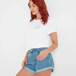 District Womens 100% Cotton Supersoft T-Shirt - Optic White