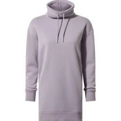 Drakeford Womens Supersoft Longline Sweat - Lavender Grey
