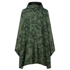 Drench Unisex Waterproof Poncho - Forage Green Pixel Print