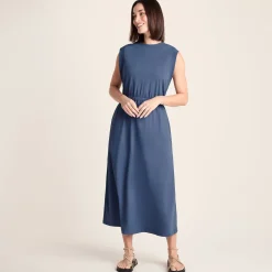 Ebony Womens Supersoft Dress - Smokey Blue
