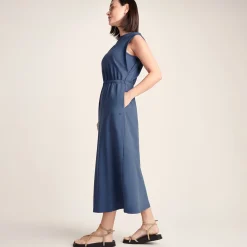 Ebony Womens Supersoft Dress - Smokey Blue