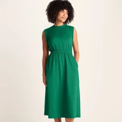 Ebony Womens Supersoft Dress - Green