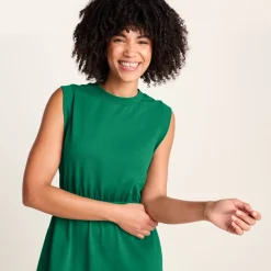 Ebony Womens Supersoft Dress - Green