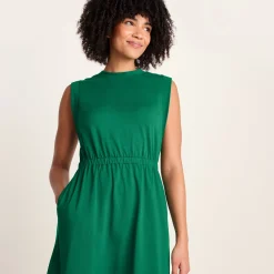Ebony Womens Supersoft Dress - Green