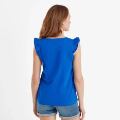 Eleanor Womens T-Shirt - Mykonos Blue