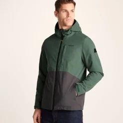 Ellon Mens Waterproof Jacket - Deep Slate/Light Forest