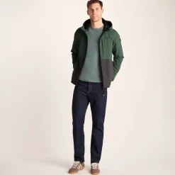 Ellon Mens Waterproof Jacket - Deep Slate/Light Forest