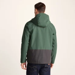 Ellon Mens Waterproof Jacket - Deep Slate/Light Forest