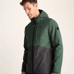 Ellon Mens Waterproof Jacket - Deep Slate/Light Forest