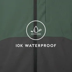 Ellon Mens Waterproof Jacket - Deep Slate/Light Forest