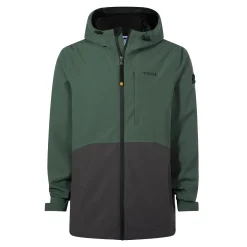Ellon Mens Waterproof Jacket - Deep Slate/Light Forest