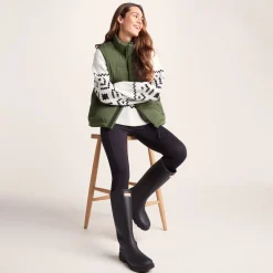 Elyna Womens Shower Resistant Insulated Gilet - Dark Green