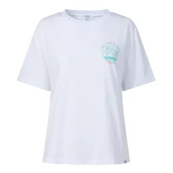 Emerald Isle Womens 100% Cotton Relaxed Fit T-Shirt - Optic White