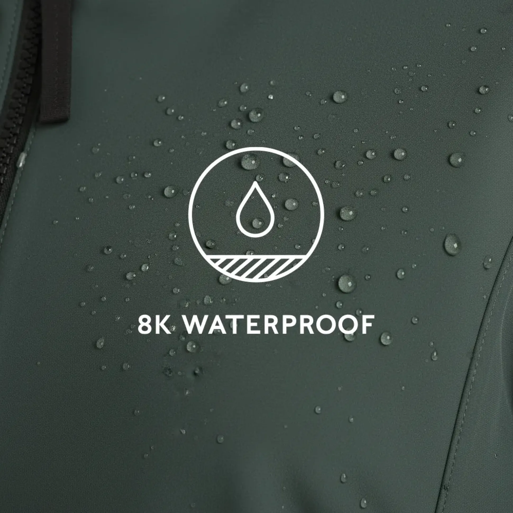 Enya Womens Longline Waterproof Softshell Jacket - Racing Green