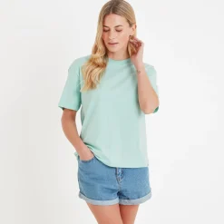 Erica Womens 100% Cotton Supersoft T-Shirt - Aqua Mist