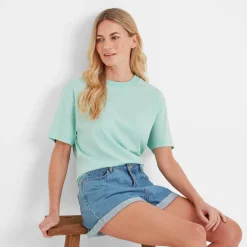 Erica Womens 100% Cotton Supersoft T-Shirt - Aqua Mist