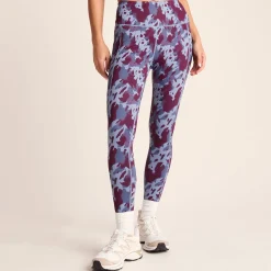 Farby Womens Breathable Performance Leggings - Smokey Blue Print