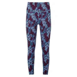 Farby Womens Breathable Performance Leggings - Smokey Blue Print