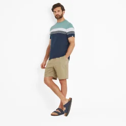 Farndon Mens T-Shirt - Light Sky/Inky Blue