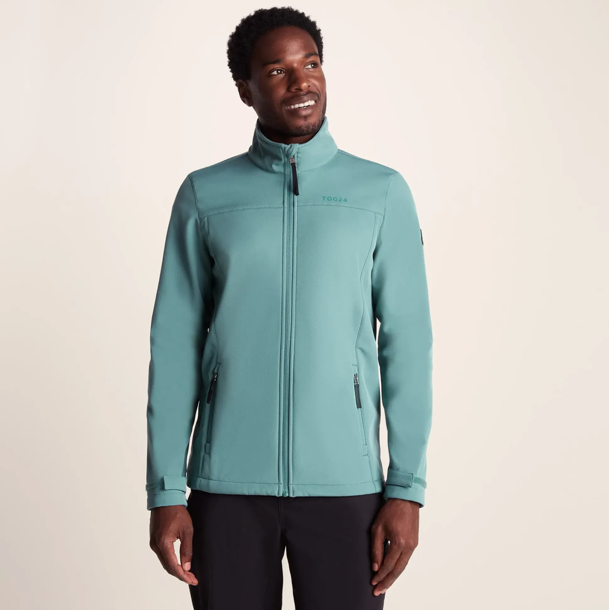 Feizor Mens Shower Resistant Softshell Jacket - Hydro Blue