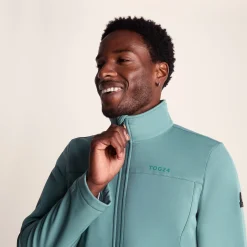 Feizor Mens Shower Resistant Softshell Jacket - Hydro Blue