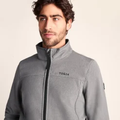 Feizor Mens Shower Resistant Softshell Jacket - Dark Grey Marl