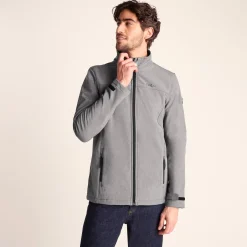 Feizor Mens Shower Resistant Softshell Jacket - Dark Grey Marl