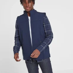 Feizor Mens Shower Resistant Softshell Gilet - Navy
