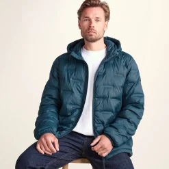 Fender Mens Shower Resistant Insulated Jacket - Petrol Green
