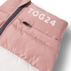 Fetch Padded Dog Coat L - Faded Pink/Ice Grey/Washed Blue