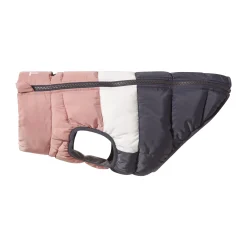 Fetch Padded Dog Coat L - Faded Pink/Ice Grey/Washed Blue