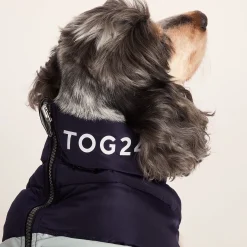 Fetch Padded Dog Coat M - Oxford Blue/Light Mist/Lavender Grey