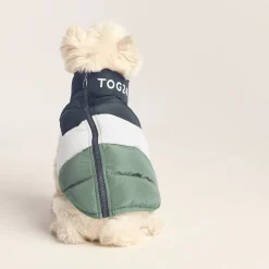 Fetch Padded Dog Coat S - Dark Indigo/Vanilla/Light Forest