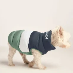 Fetch Padded Dog Coat S - Dark Indigo/Vanilla/Light Forest