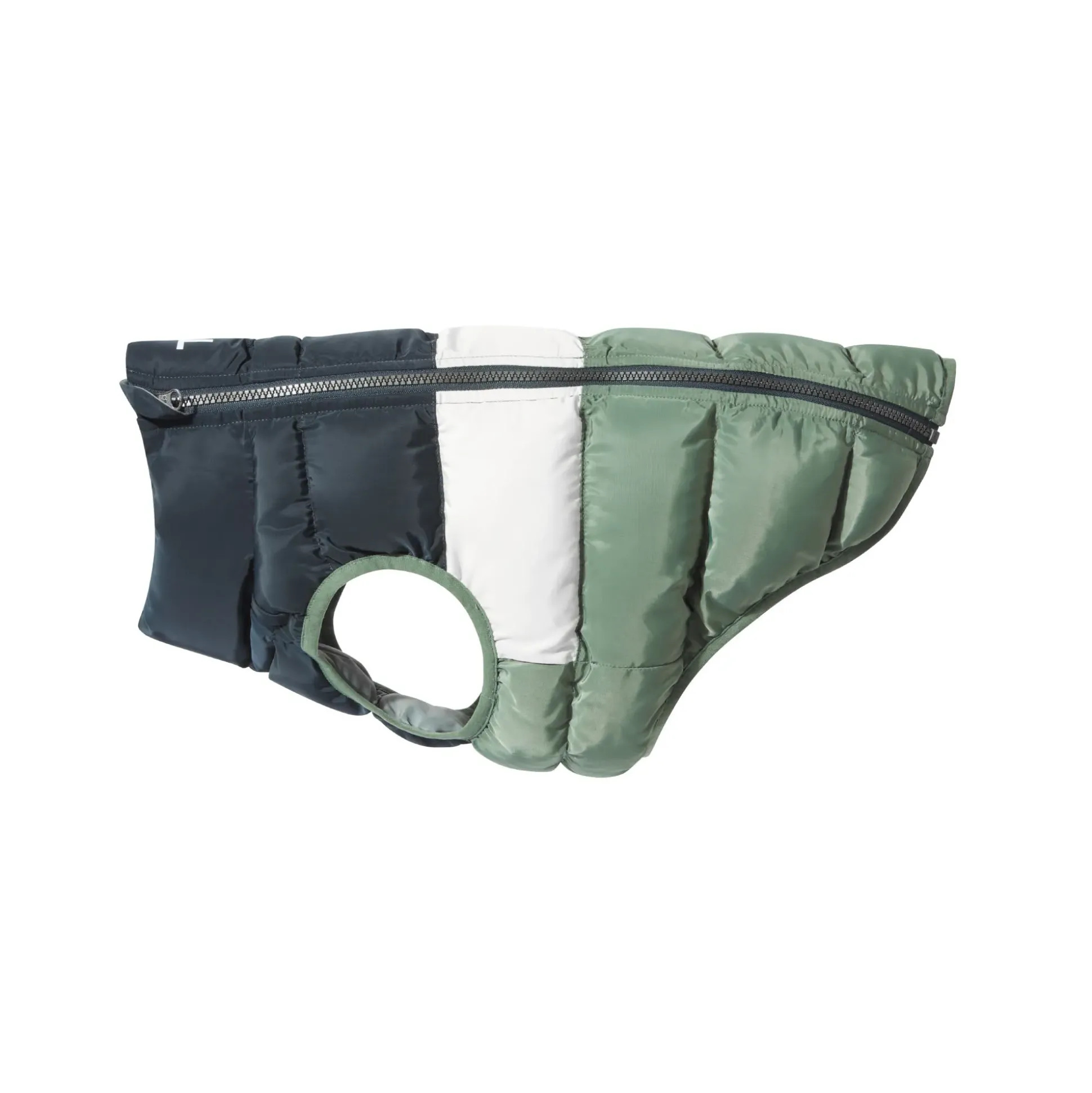 Fetch Padded Dog Coat S - Dark Indigo/Vanilla/Light Forest